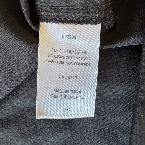 Avia Men's Outdoor Performance Camp Shirt Black Large Lightweight Hiking Camping - Picture 9 of 14